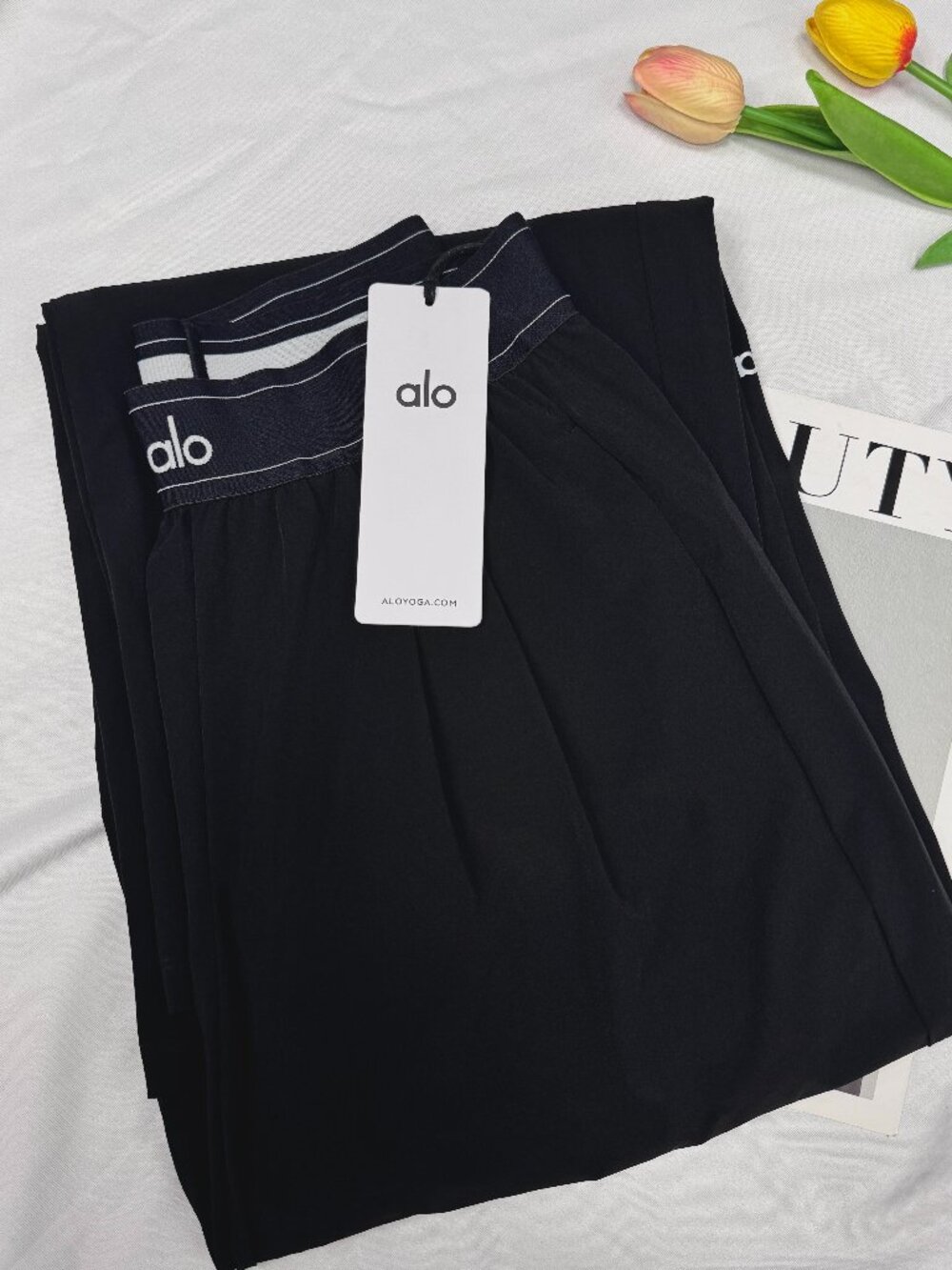 Brand New ALO Yoga Women's Pants Black💖🖤Versatile Suit Up Trouser (Regular) - Picture 5 of 9